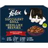 FELIX Succulento | Gatto adulto | Selezione di manzo, pollo, anatra, tacchino in salsa| Confezione da 6 | 12 x 80 g | Busta fresca