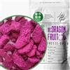 ZINGY ZOO Pitaya Dragon Fruit | Frutto Del Drago Da Mangiare Frutta Liofilizzata Freeze Dried Pitahaya | Esotica Frutti Rossi Disidratati Frutto del Dragone Senza Zucchero Vegan Pink Smoothie Rosa Polvere