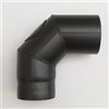 Aflex raccordo per stufa a legna - camino curva a 90° MF con ispezione (160mm)
