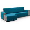 ECOMMERC3 | Copridivano con chaise longue, per bracciolo sinistro, dimensioni schienale 240 cm, colore blu al tatto, 100% Made in Spain