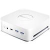 FUNYET Mini PC Alder Lake N95 (fino a 3,4 GHz),16 GB DDR4 RAM 512 GB SSD, Mini Desktop compatibile con display 4K, (Bianco)