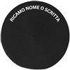 MAYRA Tovaglietta Personalizzata con Ricamo Nome, Scritta | Tovaglietta Americana per Colazione Lavabile | Idee Regalo per la Casa | Design e Ricamo Made in Italy (Nero)