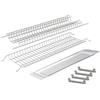 inferramenta SCOLAPIATTI Acciaio Inox con vaschetta raccogli gocce (76 CM per pensili da 80 CM)