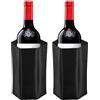 Begonia 2 manicotti refrigeranti per vino, spumante, refrigerante per bottiglie di vino, bottiglia di vino, spumante, refrigeratore per bottiglie di vino (adatto per diametro 7,5-10 cm)
