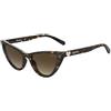 Love Moschino Mol049/S Occhiali, Havana, 58 Donna