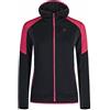 MONTURA strech hoody jacket donna MMAP09W 9004 colore nero/rosa sugar pile ideale per attività outdoor trekking arrampicata ed escursionismo M