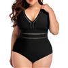 Kobilee Costume Piscina Donna SGAMBATO Push Up Curvy Costume Intero con Coppe Contenitivo Imbottito Costumi Interi Costumi Mare Monokini Costume da Bagno Brasiliana Sexy Costume Piscina Modellante