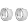 Tuscany Silver Orecchini a cerchio con chiusura a scatto da donna in argento sterling