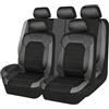 ZYCQ Coprisedili Auto per Ford KUGA 08 2008-2012,Pelle Traspirante Impermeabile Antiscivolo Set Completo Copri-Sedile,D/Grey