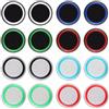 jea DevineCustomz Pack Of 16 Joystick Thumbstick Cap Attachments Protective Silicone Top Cap For Xbox Series X/S PS5，PS4, Xbox 360, PS3 , PS2 Controllers Colour Set 1