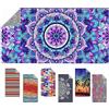 Lonimia Telo mare Microfibre Towels Sand-Free Quick Dry and Lightweight Beach Blanket XXL 160 x 80 cm