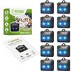 ISOTRONIC Repellente Solare Animali Selvatici LED Blu (10 Pezzi), Dissuasore per Procioni Cervi Volpi Cinghiali, Raggio d'azione 40m², Deterrente Efficace Esterno e Giardino Senza Veleni
