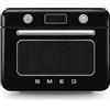 Smeg COF01BLEU Forno combinato a vapore da appoggio Nero, Lucido Estetica 50's Style