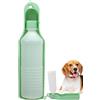 Moonyan Bottiglia d'acqua per cani | Dispenser di acqua per cani | Ciotola pieghevole per animali domestici all'aperto, acqua da viaggio, bottiglia d'acqua per cani, conigli, gatti, campeggio, viaggi,