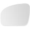 SENZEAL Vetro dello Specchietto Lato Guida Sinistro Riscaldato con Piastra Portante per Skoda Fabia 2007-2014 5J0 857 521 (Sinistro)
