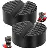 Your Day Mate Supporto universale in gomma, 2 pacchi, a parallelepipedo per martinetto, supporto 65 x 25 mm con taglio a V 15 x 7 mm, per tutte le auto fino a 3.5 tonnellate, blocchetto antiscivolo per cric