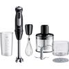 Braun Frullatore ad immersione Braun MultiQuick 5 Vario MQ55254MBK 1.25l 1000W Nero/Argento [MQ55254MBK]