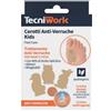 TECNIWORK SPA Cerotto Anti Verruche Bimbi 12 Pezzi + 12 Fixing Animiali Terra Colore Beige
