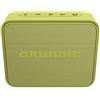 GRUNDIG GBT - Altoparlante Jam Lime, Soundbox, 3,5 W RMS, Bluetooth 5.0, portata fino a 30 metri, fino a 30 ore di durata della batteria, funzione power bank, funzione vivavoce, impermeabile, verde