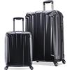 Samsonite Endure - Set di valigie, 2 pezzi, con guscio rigido, espandibile, serratura TSA, porta USB, Nero , Bagaglio Hardside Set