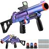 XAZASTOV Pistola a Pallini Pistola Giocattolo di Schiuma Blaster con 20 Proiettili di Gomma e 3 Cartucce Triple, Gioco di Tiro per 8+ Bambini, Regalo Compleanno Natale per Ragazzi Ragazze, Blu