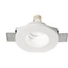 Ondaluce Faretto da incasso rotondo JAZZ in gesso verniciato Bianco D10 cm