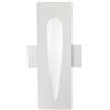 Ondaluce Lampada faretto LED da incasso LIMBO in gesso verniciato Bianco 10x32 cm