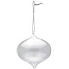 Pallina in vetro soffiato 8 cm a cipolla