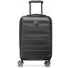 Delsey Paris Air Armour 4 Roll Cabin Trolley 55 cm nero