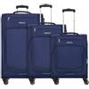American Tourister Summer Session 4 ruote Set di valigie 3 pezzi blu