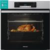 Hisense BI62216AX, Forno Multifunzione ventilato, Cavità XXL 77L, Pulizia Acqua Clean, 11 funzioni di cottura, Funzione pizza 300°C, Display Led, Comandi Touch, Preriscaldamento Rapido