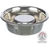 Trixie Ciotola in Acciaio Inox Antingozzamento Slow Feeding per Cani e Gatti, 06l-o-17cm