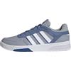 adidas Courtbeat Shoes, Scarpe da Tennis Uomo, Halo Silver Ftwr White Crew Blue, 46 EU