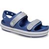 Crocs Crocband Cruiser Sandal T, Sandali Unisex - Bambini e ragazzi, Bijou Blue/Light Grey, 20/21 EU