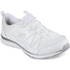 Skechers Sneaker Sportive Gratis Donna Bianco Argento 6 M, Bianco, 36 EU