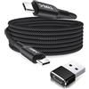 BASESAILOR Cavo USB-C a C 100W 1M con Adattatore USB,Caricatore Rapido 20V/5A PD per MacBook,iPad Pro 2022 Generazione,iPhone 15 16 Pro Max,Samsung Galaxy Z Flip Fold5 S23 S22 S21 S20 S10 A54 A53 A90