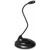 LogiLink, HS0047, MICROFONO MULTIMEDIA CON BASE DA TAVOLO PER PC, nero