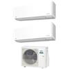 Fujitsu Climatizzatore Condizionatore FUJITSU Dual Split Inverter serie KM AIRSTAGE 12000+14000 con AOEG18KBCA2 R-32 12+14 WI-FI INTEGRATO A+++/A++
