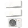 Fujitsu Climatizzatore Condizionatore FUJITSU Dual Split 7+12 Serie KM Inverter Con AOYG14KBTA2 R-32 WI-FI INTEGRATO 7000+12000 A+++/A++