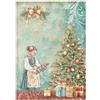 Carta di riso The Nutcracker albero di Natale Stamperia