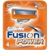 Gillette Fusion Power Lame di Ricambio 4 PZ