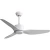 Bimar Ventilatore a Soffitto 3 Pale con Telecomando ø 132x37,5h cm colore Bianco - PF VSP1320