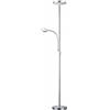 RL LIVE YOUR LIGHT Reality Ackbar Piantana LED, 2 Luci Tonde, Dimmerabile, Integrata, 18 watts, Nichel Opaco