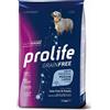 Prolife Grain Free Cane Adult Sensitive Medium/Large Sogliola e Patate - 2,5 kg - Crocchette Monoproteiche Cane