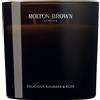 Molton Brown Delicious Rhubarb & Rose Scented candle - triple wick