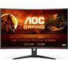 Aoc Monitor Gaming 31.5'' CQ32G2SE-BK 2560x1440 Pixel 2k Ultra Hd Tempo di Risposta 1 ms Frequenza di aggiornamento 165 (Hz) Nero-Rosso