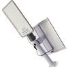 M LEDME Faro Led 250W Grigio con pannello solare IP65 Bianco neutro 4000K Dimmerabile con telecomando e crepuscolare M LEDME