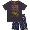 Harry Bear Pigiama Gaming | Pigiami Estivo A Maniche Corte per Bambino | Pigiama da Gamer per Bambini | Completo Pigiami Estivo Bambino | Blu 9-10 Anni