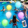 mizikuu Lampada a Sfera a LED, Luce Galleggiante Piscina con Telecomando, Impermeabile, 16 RGB Cambiamento a Colori Luce per Piscina a LED, Decorazione Per Feste, Per Piscina, Giardino