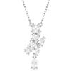 SWAROVSKI PENDENTE MATRIX BIANCO, PLACCATURA RODIO 5700420